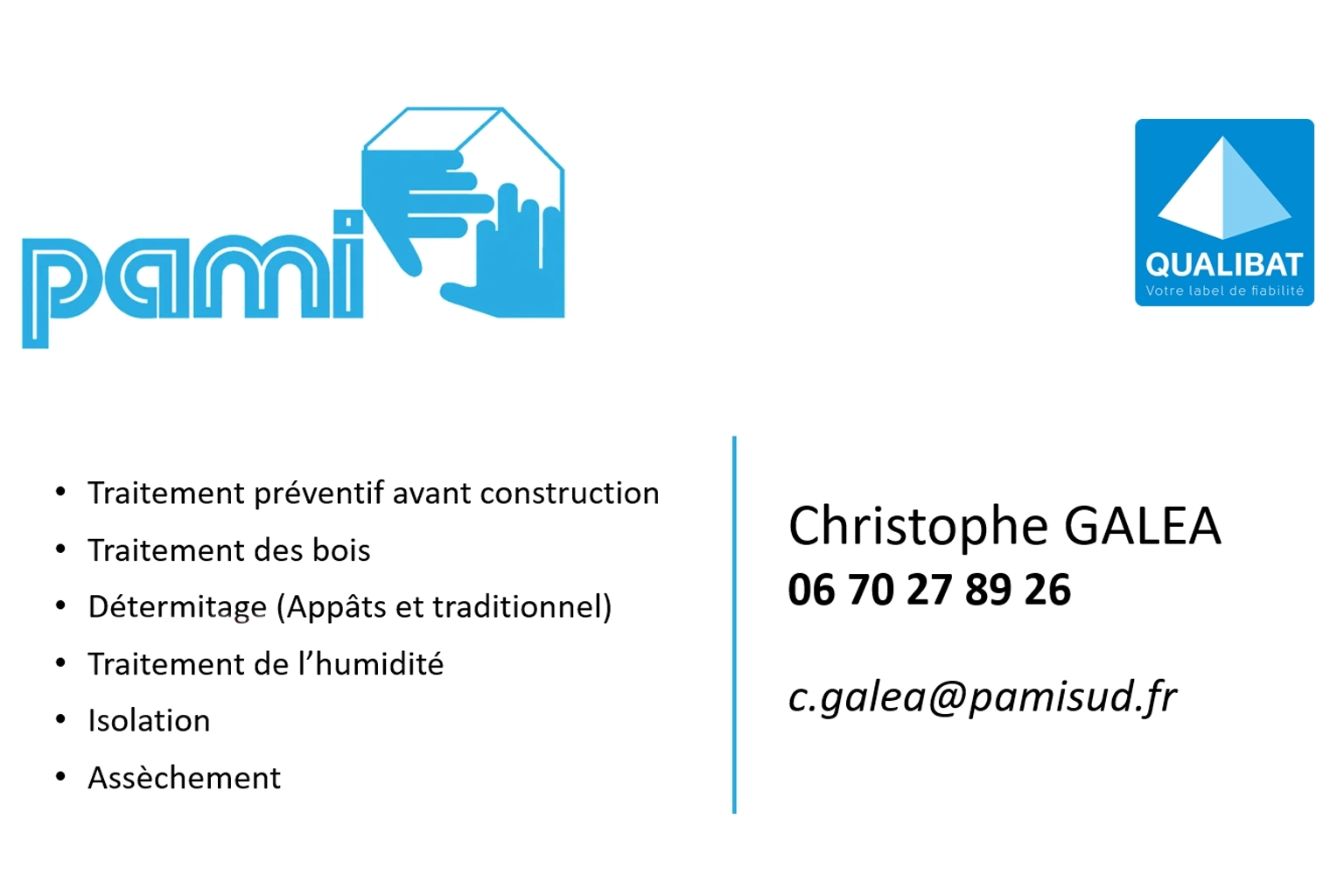 Christophe Galéa Techniciens PAMI 13 intervenant sur un chantier de traitement de la mérule sur les Bouches-du-Rhône