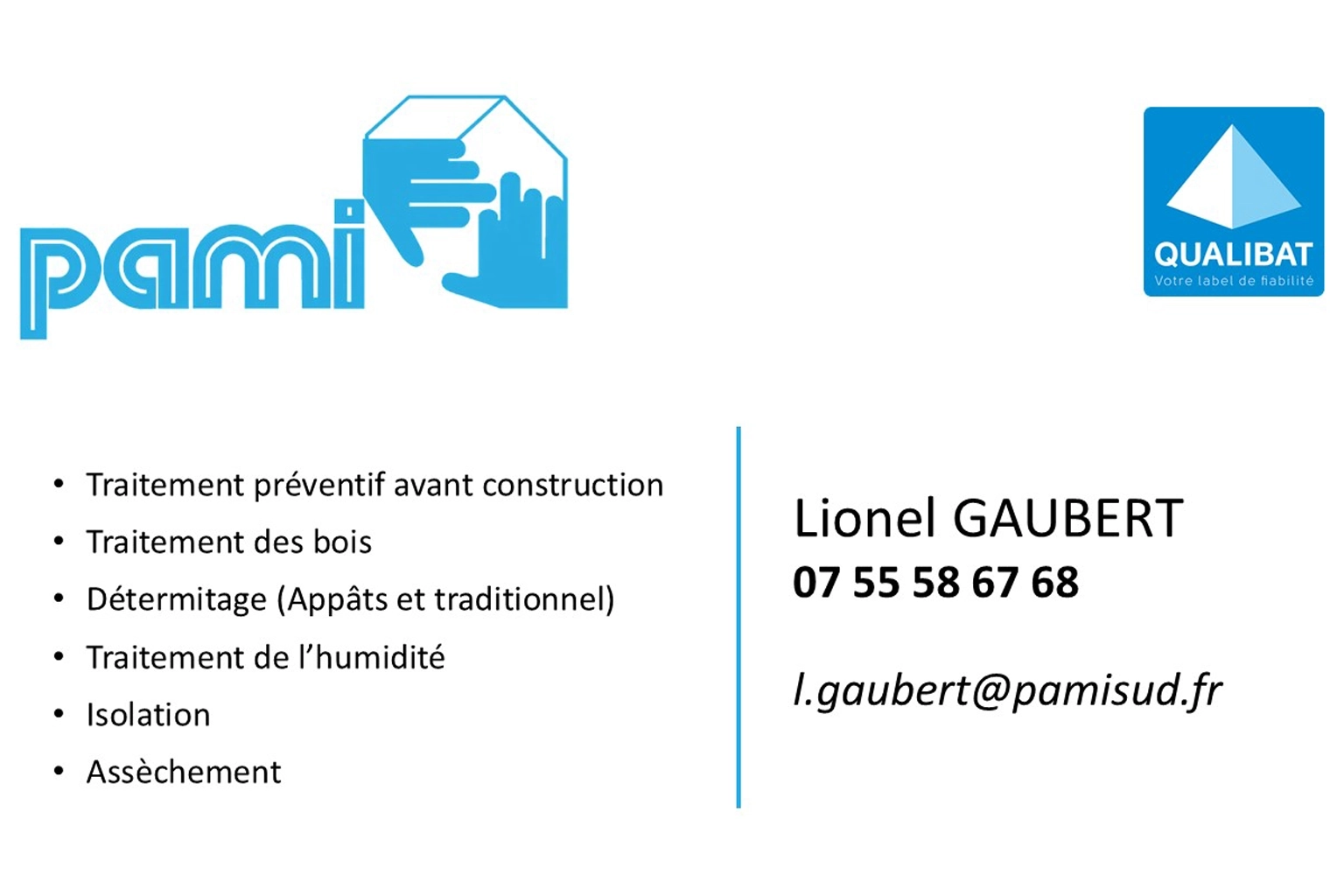 Lionel Gaubert Technicien PAMI 46 intervenant sur un chantier de traitement de la mérule sur le Lot