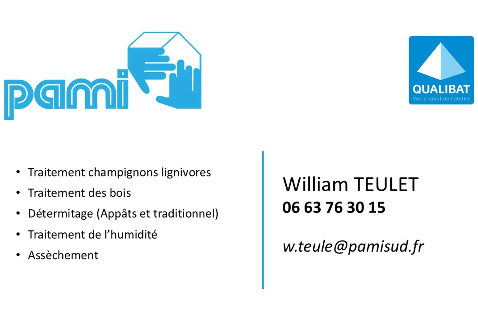 William Teulet Technicien PAMI 63 intervenant sur un chantier de traitement de la mérule sur le Puy-de-Dôme