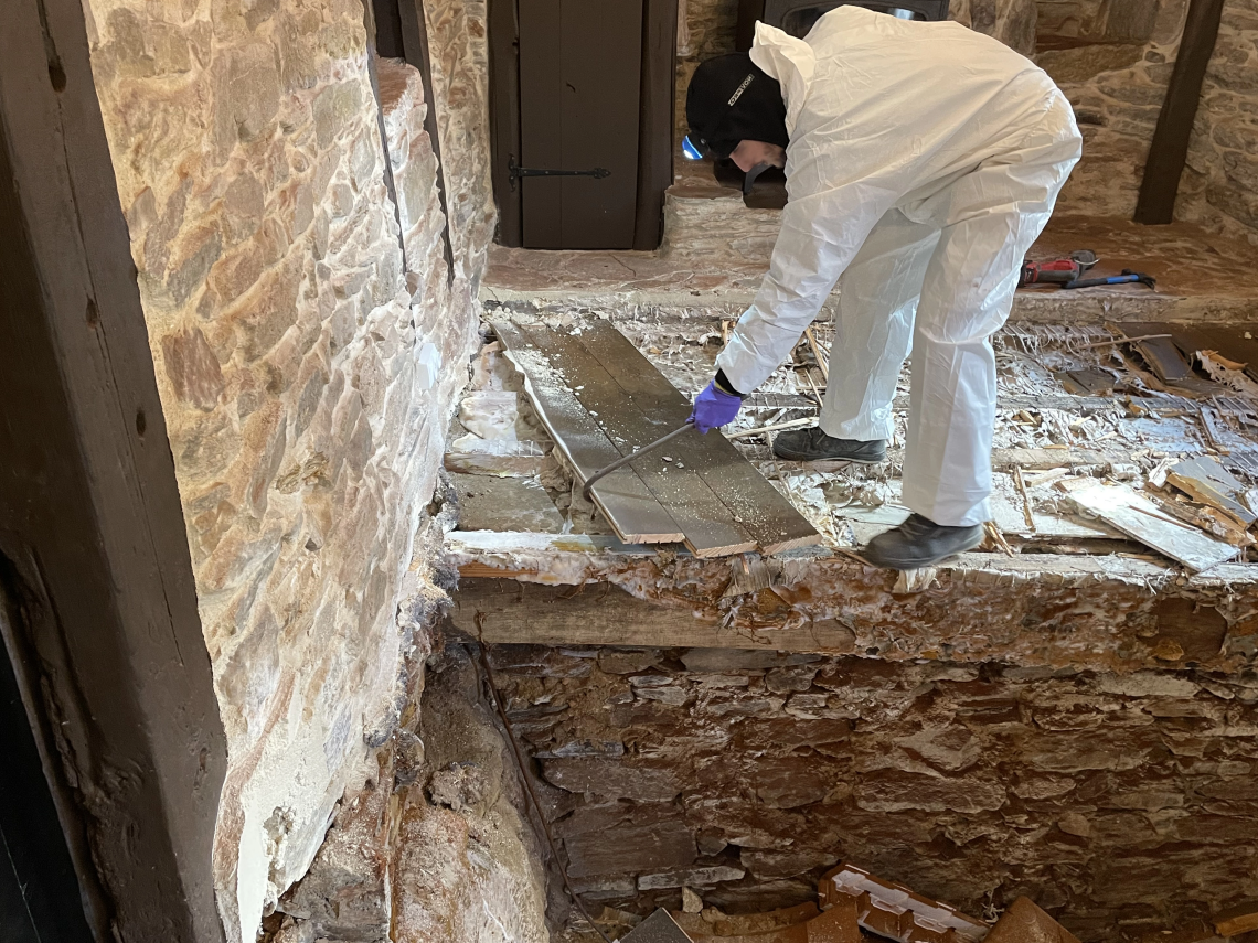 Injection fongicide traitement mérule professionnel mur